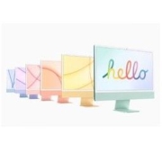 Apple 苹果 iMac 2021款 M1 芯片版 24英寸一体机 蓝色（M1、核芯显卡、8GB、256GB SSD、4.5K、MJV93CH/A）