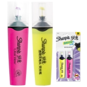 Sharpie 锐意 透明式荧光笔 吸塑2支装 两色随机