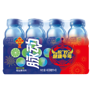 再降价：脉动(Mizone)  青柠口味 运动饮料400ML*8瓶/组*2件+由柑柠檬茶 250ML*6盒/箱