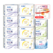 ABC 日夜组合套装 11包 82片（日用240mm*8+护垫163mm*22+日用190mm*8片+夜用323mm*3）