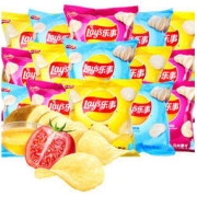 Lay's 乐事 薯片 袋小包装网红小吃零食好吃的居家追剧休闲百事食品年货零食 薯片红烩味12g/袋