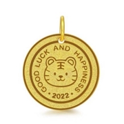 CHJ JEWELLERY 潮宏基 女士足金虎牌吊坠 XPG30015470 约2.05g