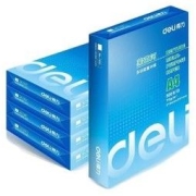 deli 得力 莱茵河70g A4复印纸 500张/包 5包装（2500张）