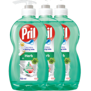 天猫超市 汉高Pril玉莹草本香多用途洗碗精 750ml*3瓶