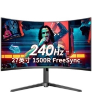 PLuS会员：TITAN ARMY 泰坦军团 N27SH 27英寸VA曲面显示器(1920×1080、240Hz、1ms）
