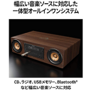 JVC 杰伟世 Victor Wood Cone系列 EX-D6 多媒体蓝牙播放器