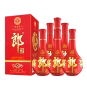 LANGJIU 郎酒 红花郎 红十 第四代 53%vol 酱香型白酒 500ml*6瓶整箱装