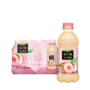 美汁源  汁汁桃桃 300ml*12瓶 整箱装 *2件