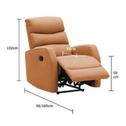 KUKa 顾家家居 A025 现代简约小户型单人布沙发椅