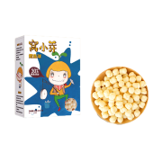窝小芽 鳕鱼球6g*6包/盒 30%鳕鱼添加 零食泡芙儿童休闲手指饼干【2盒装】