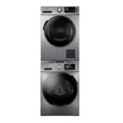 Midea 美的 MG100A5-Y46B+MH90-H03Y 洗烘套装 银色