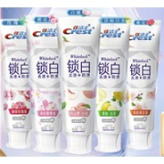 Crest 佳洁士 香氛锁白牙膏 5支装 (樱花120g+桃花120g+蓝风铃140g+白桃120g+黑曜金竹炭120g)
