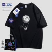 NASA联名款宽松情侣短袖