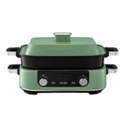 PLUS会员：Morphy Richards 摩飞 MR9099 多用途锅 清新绿