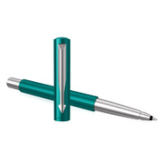 PARKER 派克 Vector威雅系列 拔帽宝珠笔 蓝绿色胶杆 0.7mm