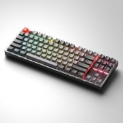 京东京造 K8 金属版 双模机械键盘 87键 佳达隆茶光轴 RGB