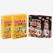 蘸面将 黑蒜猪油拌面  187g*4盒