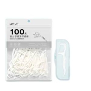 3日10点：lattliv 高分子细滑牙线棒袋装 100支