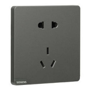 SIEMENS 西门子 开关插座面板 五孔10只装