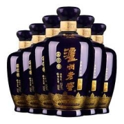去商家购买 泸州老窖 蓝花瓷 头曲 52度 浓香型白酒 500ml*6瓶 整箱