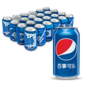 京东极速版：百事可乐  汽水 碳酸饮料 330ml*24听