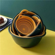 京东极速版:洗菜篮沥水篮 超值6件套 颜色随机