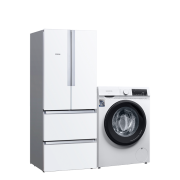 618预售：SIEMENS 西门子 KM48EA20TI+WN54A1X02W 484升冰箱+10kg洗7kg洗烘 变频冰洗套装