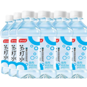 PLUS会员！荣业 无糖苏打水 原味 350mL*12瓶