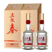 PLUS会员：五粮春 第二代 52%vol 浓香型白酒 500ml*2瓶 双支装