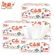 京东极速版、陪伴计划：C&S 洁柔 柔韧抽纸 3层100抽*5包
