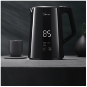 Midea 美的 SH15Power508b 保温电水壶 1.5L 曜石黑