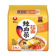 88vip：农心 辣白菜浓情芝士面五连包芝士拉面泡面120g*5袋*8件
