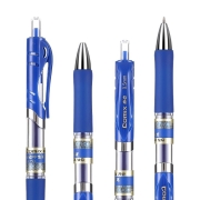 齐心 中性笔 按动 0.5mm K3511 蓝色 0.5mm（12支装）
