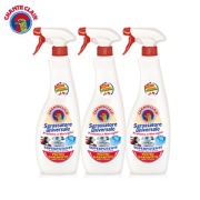意大利进口  CHANTE CLAIR 大公鸡 家用厨房油污清洁剂 600ml*3瓶