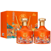 PLUS会员：寅虎年纪念酒 白水杜康 52度浓香型白酒 500ml*2 礼盒