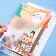 得力  透明自粘包书皮  中号10张+12张姓名