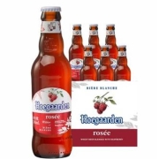 Hoegaarden 福佳 比利时风味果味 精酿啤酒 玫瑰红啤酒 248ml*6瓶