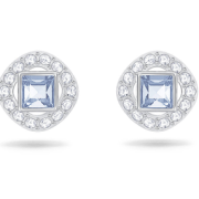 6日10点！SWAROVSKI 施华洛世奇 Angelic Square系列 女士棱形耳钉 白色