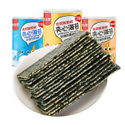 比比赞 夹心海苔脆罐装40g/罐*5罐