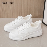 PLUS会员：DAPHNE达芙妮 女士厚底小白鞋