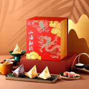 清仓特价！840g 故宫食品 朕的心意 高端粽子礼盒装