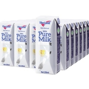 新西兰原装进口 纽仕兰 4.0g乳蛋白全脂纯牛奶 250ml*24盒