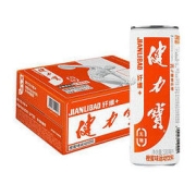JIANLIBAO 健力宝 纤维+橙蜜味无糖0糖0脂运动碳酸饮料 330ml*24罐装整箱