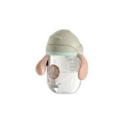 babycare 儿童tritan吸管杯+鸭嘴盖 240ml 淡藻绿