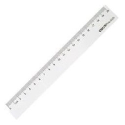 deli 得力 6220 测量绘图直尺 20cm