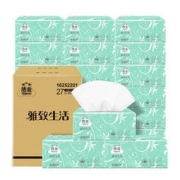 Hygienix 洁云 雅致生活系列 抽纸 3层100抽27包(180mm*120mm)