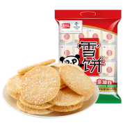 京东极速版：盼盼 小贝香米饼原味408g  零食台湾风味小吃饼干批发膨化休闲零食 盼盼雪米饼（原味）238g*3袋