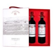 CHATEAU LAFITE ROTHSCHILD 拉菲古堡 经典玫瑰红葡萄酒 750ml 双支 礼盒装