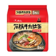 NONGSHIM 农心 石锅牛肉拉面 120g*5包 袋装