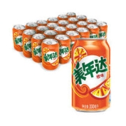 MIRINARA 美年达 橙味碳酸汽水 330ml*24罐